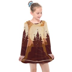 Beautiful Castle Kids  Long Sleeve Dress