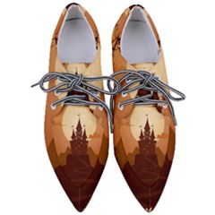 Beautiful Castle Pointed Oxford Shoes by Vaneshart