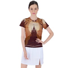 Beautiful Castle Women s Sports Top by Vaneshart