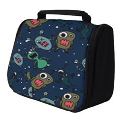 Monster Alien Pattern Seamless Background Full Print Travel Pouch (small) by Vaneshart