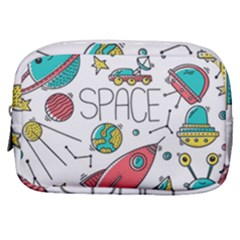 Space Cosmos Seamless Pattern Seamless Pattern Doodle Style Make Up Pouch (small) by Vaneshart