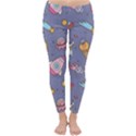 Outer Space Seamless Background Classic Winter Leggings View1