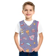 Outer Space Seamless Background Kids  SportsWear