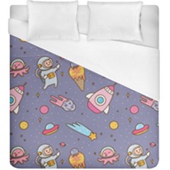 Outer Space Seamless Background Duvet Cover (King Size)