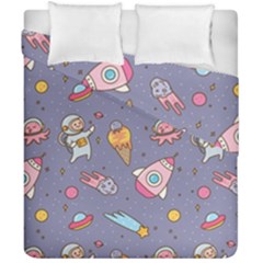 Outer Space Seamless Background Duvet Cover Double Side (California King Size)