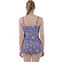 Outer Space Seamless Background Tie Front Two Piece Tankini View2