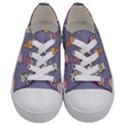 Outer Space Seamless Background Kids  Low Top Canvas Sneakers View1