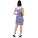 Outer Space Seamless Background Racer Back Hoodie Dress View2