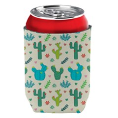 Cactus Succulents Floral Seamless Pattern Can Holder by Vaneshart