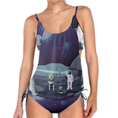 Alien Astronaut Scene Tankini Set by Vaneshart