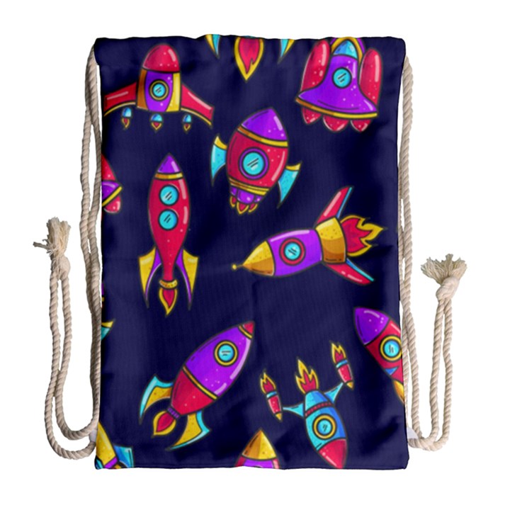 Space Patterns Drawstring Bag (Large)