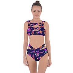 Space Patterns Bandaged Up Bikini Set  by Vaneshart