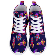 Space Patterns Women s Lightweight High Top Sneakers by Vaneshart