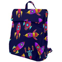 Space Patterns Flap Top Backpack by Vaneshart