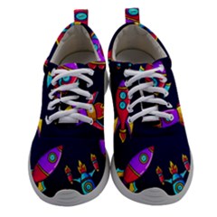 Space Patterns Athletic Shoes by Vaneshart