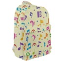 Seamless Pattern Musical Note Doodle Symbol Classic Backpack View2