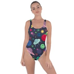 Cosmos Ufo Concept Seamless Pattern Bring Sexy Back Swimsuit by Vaneshart