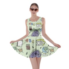 Hand Drawn Pattern School Skater Dress by Vaneshart