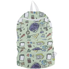 Hand Drawn Pattern School Foldable Lightweight Backpack by Vaneshart