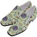 Hand Drawn Pattern School Women Slip On Heel Loafers View2