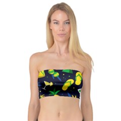 Seamless Brazilian Carnival Pattern With Musical Instruments Bandeau Top by Vaneshart