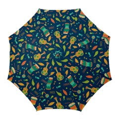 Brazil Musical Instruments Seamless Carnival Pattern Golf Umbrellas by Vaneshart