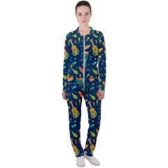 Brazil Musical Instruments Seamless Carnival Pattern Casual Jacket And Pants Set by Vaneshart