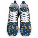 Brazil Musical Instruments Seamless Carnival Pattern Women s Lightweight High Top Sneakers View1