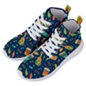 Brazil Musical Instruments Seamless Carnival Pattern Women s Lightweight High Top Sneakers View2