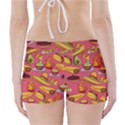 Seamless Pattern Mexican Food Hat Traditional Boyleg Bikini Wrap Bottoms View2