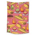 Seamless Pattern Mexican Food Hat Traditional Large Tapestry View1