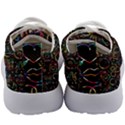 Seamless Pattern With Love Symbols Kids Athletic Shoes View4