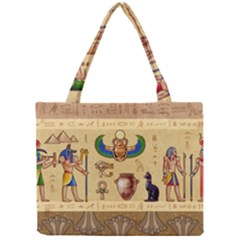 Egypt Horizontal Illustration Mini Tote Bag by Vaneshart