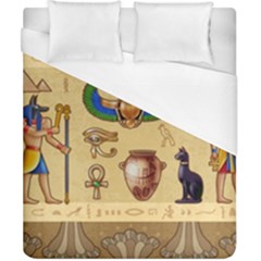 Egypt Horizontal Illustration Duvet Cover (california King Size) by Vaneshart