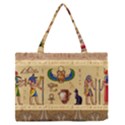 Egypt Horizontal Illustration Zipper Medium Tote Bag View1