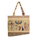 Egypt Horizontal Illustration Zipper Medium Tote Bag View2