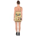 Egypt Horizontal Illustration One Soulder Bodycon Dress View2