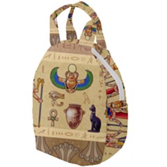 Egypt Horizontal Illustration Travel Backpacks by Vaneshart