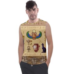 Egypt Horizontal Illustration Men s Regular Tank Top