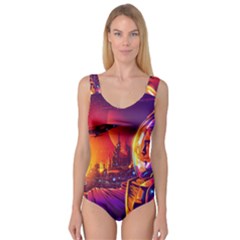 Far Future Human Colonization Princess Tank Leotard  by Vaneshart