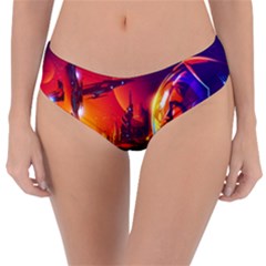 Far Future Human Colonization Reversible Classic Bikini Bottoms by Vaneshart