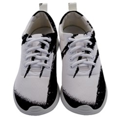 Black And White Tropical Moonscape Illustration Mens Athletic Shoes by dflcprintsclothing