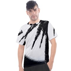 Black And White Tropical Moonscape Illustration Men s Sport Top