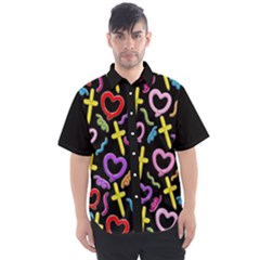 Aimee Pattern Large Men s Short Sleeve Shirt