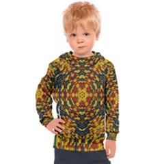 Yuppie And Hippie Art With Some Bohemian Style In Kids  Hooded Pullover by pepitasart