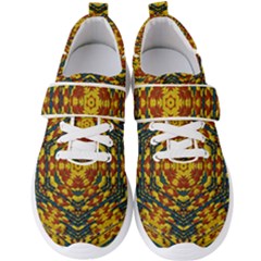 Yuppie And Hippie Art With Some Bohemian Style In Men s Velcro Strap Shoes by pepitasart