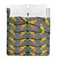 Plumeria And Frangipani Temple Flowers Ornate Duvet Cover Double Side (Full/ Double Size) View2