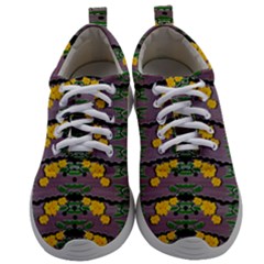 Plumeria And Frangipani Temple Flowers Ornate Mens Athletic Shoes by pepitasart