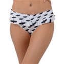 Freedom Concept Graphic Silhouette Pattern Frill Bikini Bottom View1