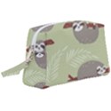 Sloths Pattern Design Wristlet Pouch Bag (Large) View1